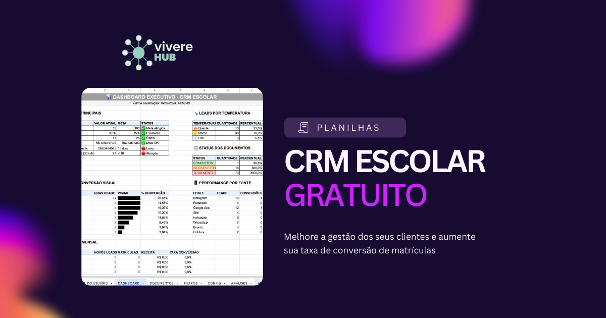 CRM Escolar Completo