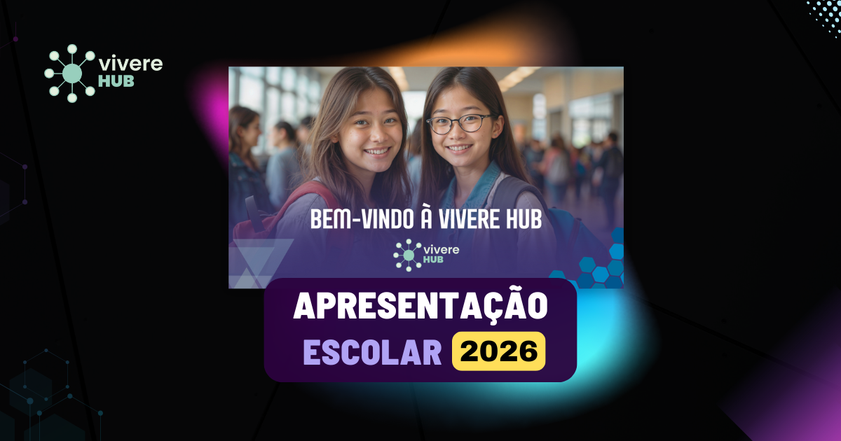 Apresentação Escolar Completa 2026 - Template Vivere HUB